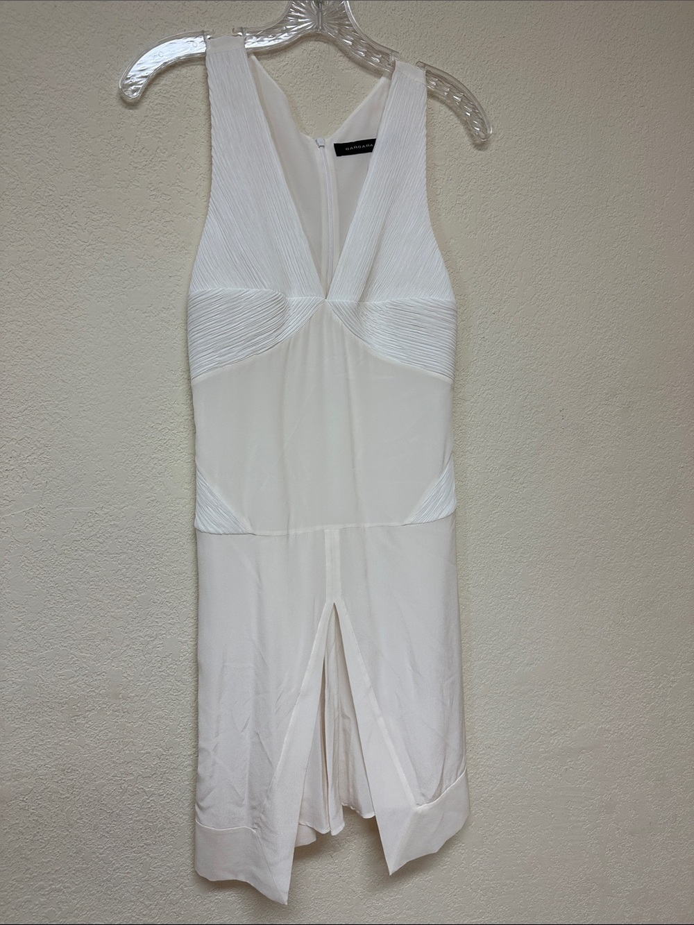 Barbara Bui womans cream 100% Silk mini dress size S - Picture 2 of 3